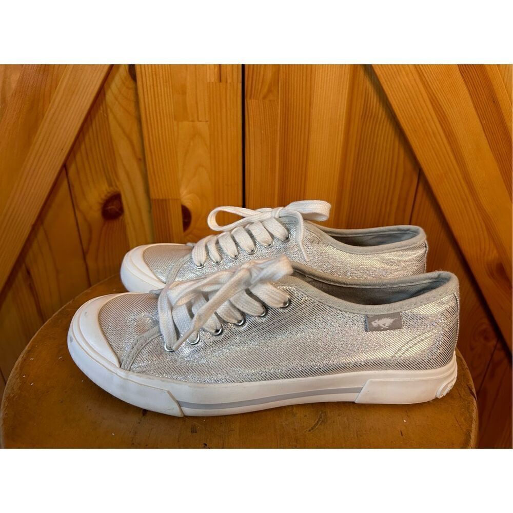 Rocket Dog Jumpin Cotton Sneaker Silver Size 7
